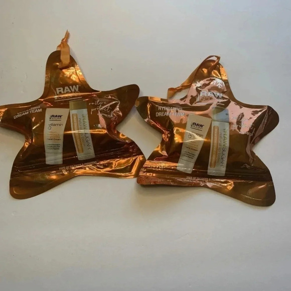 Raw Sugar Lip Balm & Hand Cream Hydrating Essential Oils Set of 2 New - Picture 1 of 4